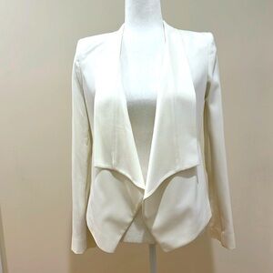BCBGMaxAzria Aubree Drape-front Blazer